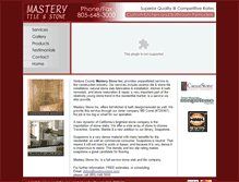 Tablet Screenshot of masterystone.com